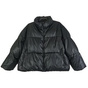 Old Navy ~Men’s Size XXL~ Black Puffer Coat Warm Winter Snow Ski.